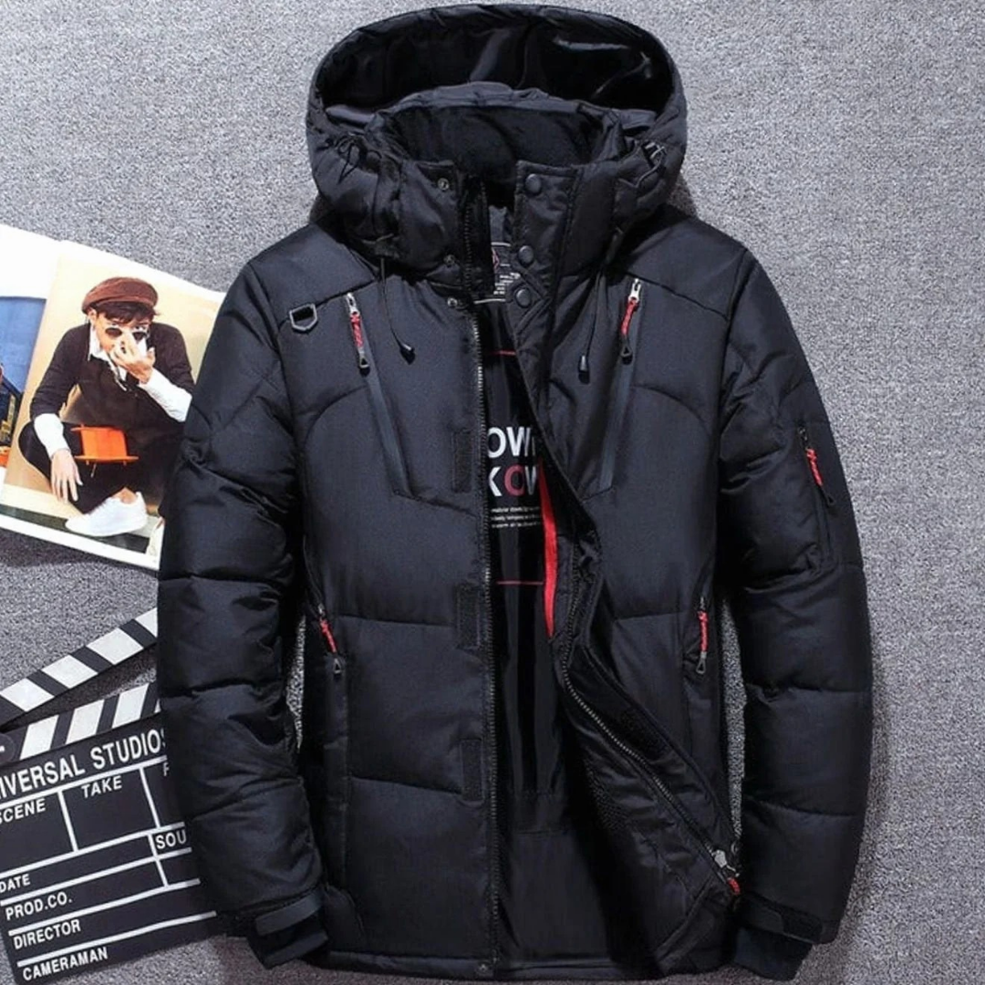 Imperméable à Capuche à Fermeture Éclair pour Femme