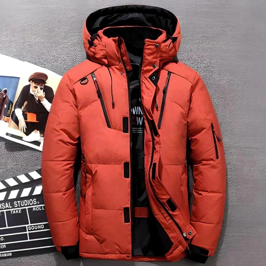 Imperméable à Capuche à Fermeture Éclair pour Femme
