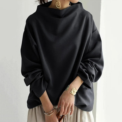 Pull en Maille à Col Roulé pour Femme