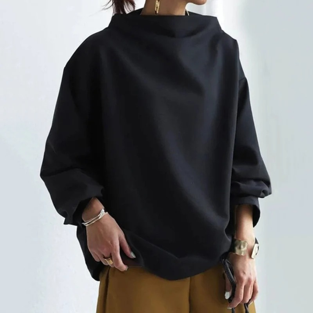 Pull en Maille à Col Roulé pour Femme
