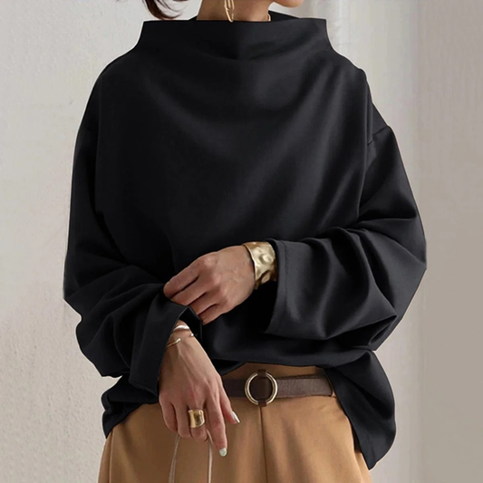 Pull en Maille à Col Roulé pour Femme