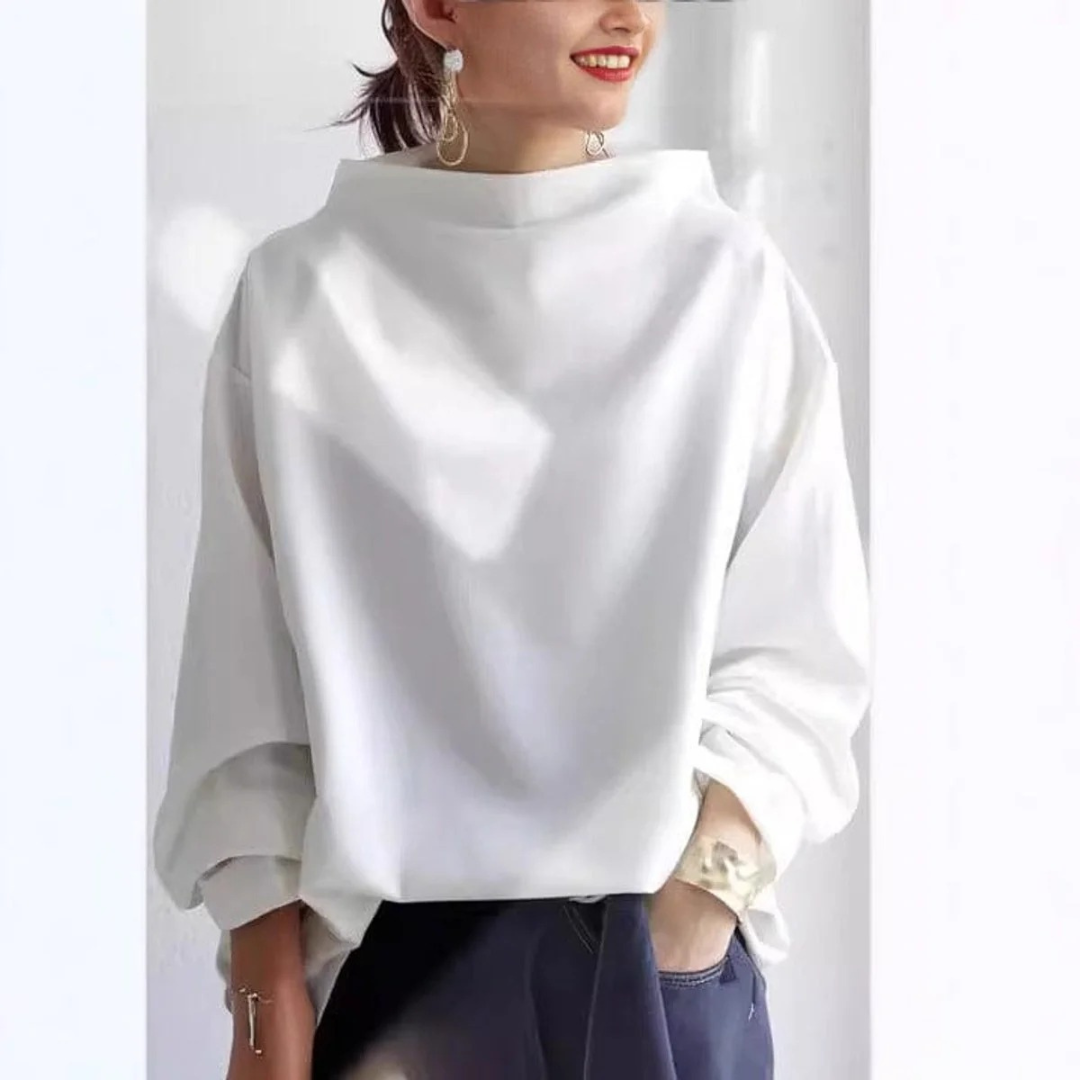 Pull en Maille à Col Roulé pour Femme