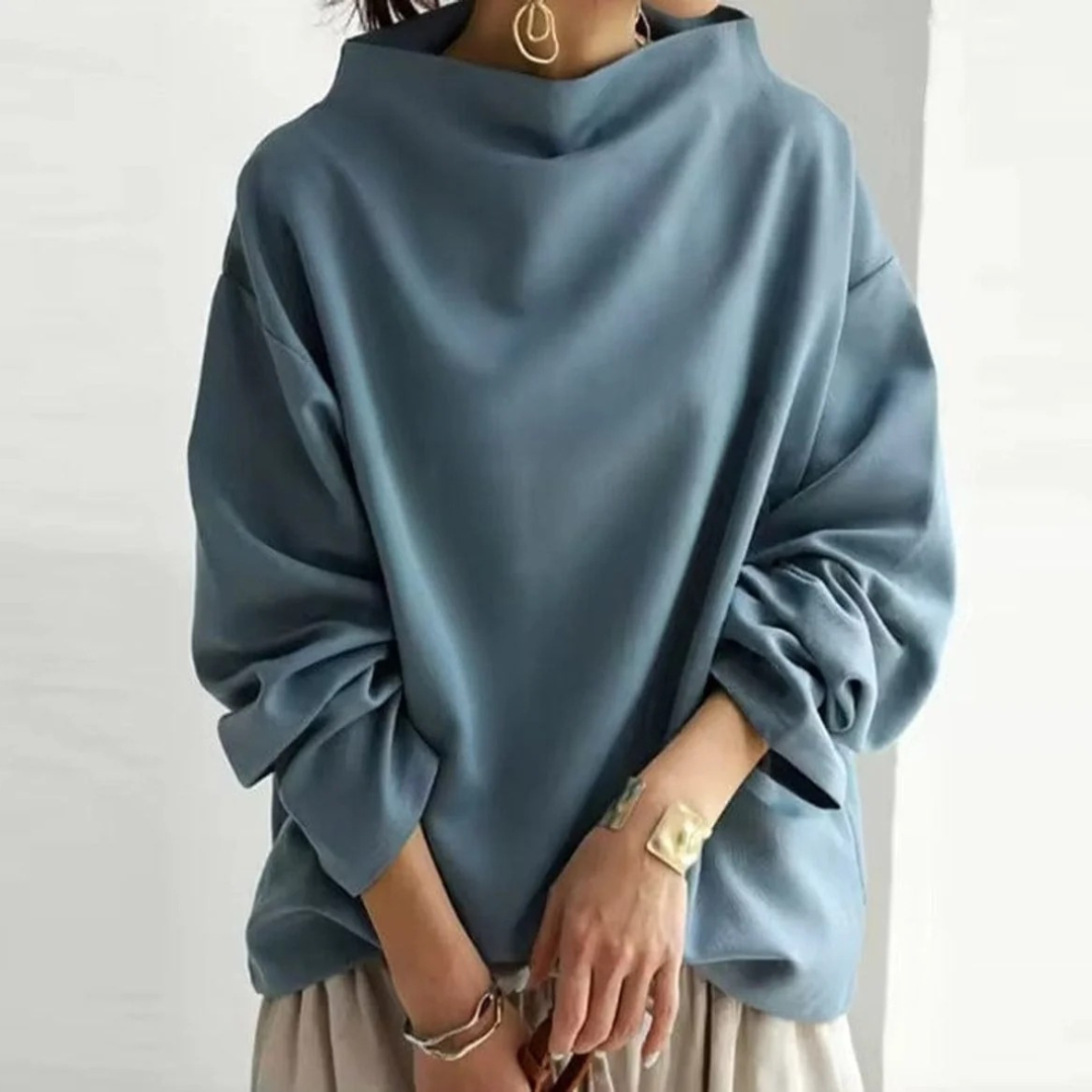 Pull en Maille à Col Roulé pour Femme