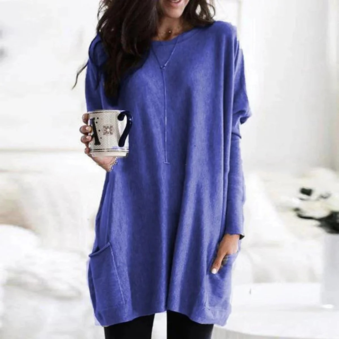 Pull en Maille Coupe Oversize Tunique pour Femme