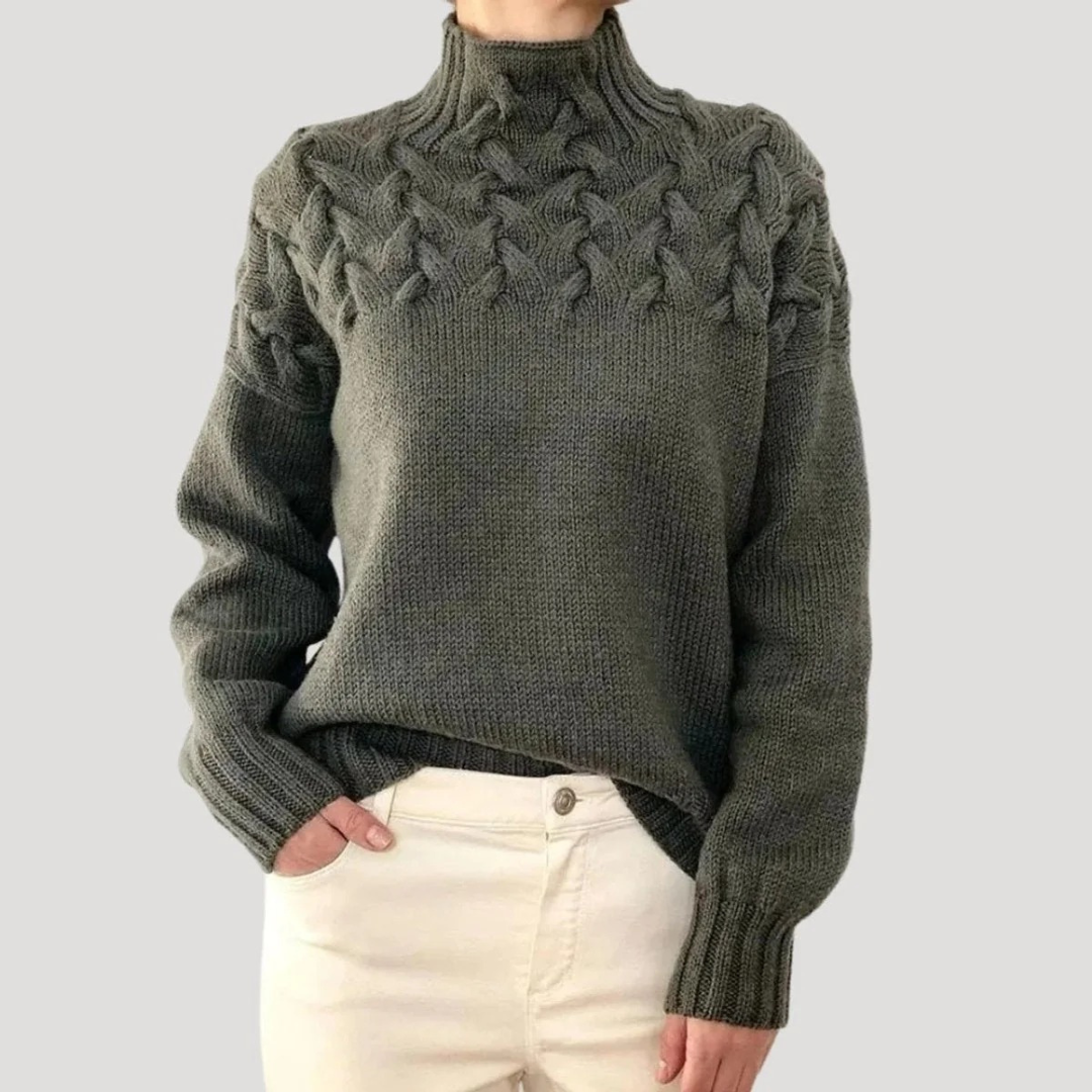 Pull à Col Roulé pour Femme