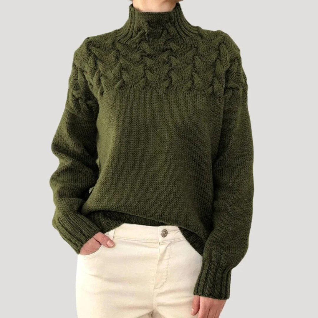 Pull à Col Roulé pour Femme