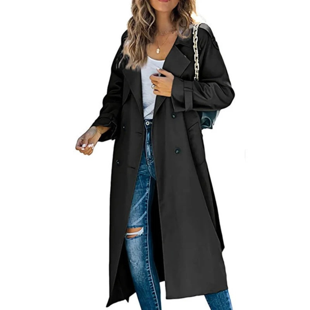 Trench-Coat Coupe Oversize pour Femme
