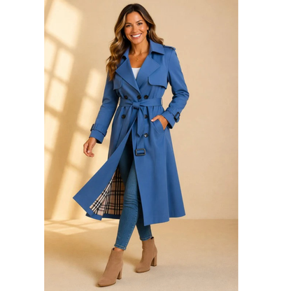 Trench-Coat à Ceinture pour Femme