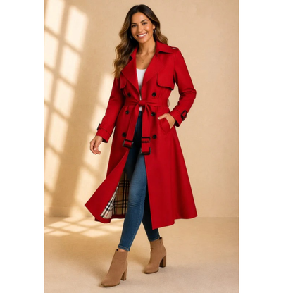 Trench-Coat à Ceinture pour Femme