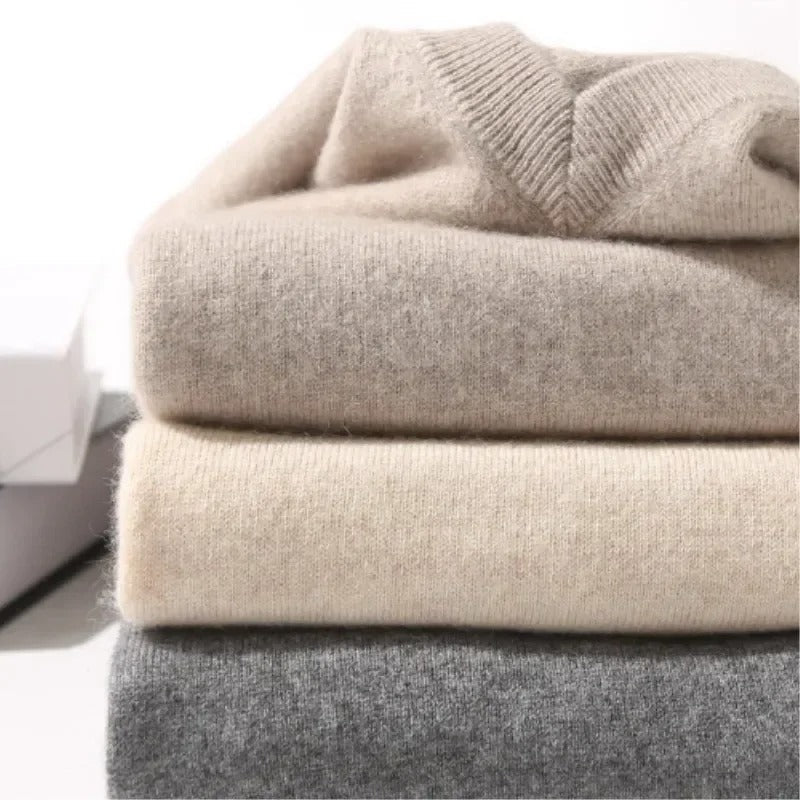Pull à Col V en Maille Fine pour Homme