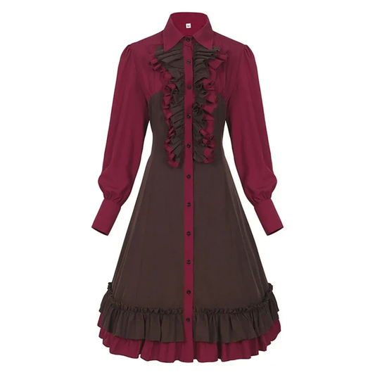Dirndl à Volants pour Femme