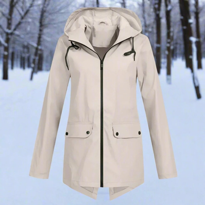 Imperméable à Capuche pour Femme