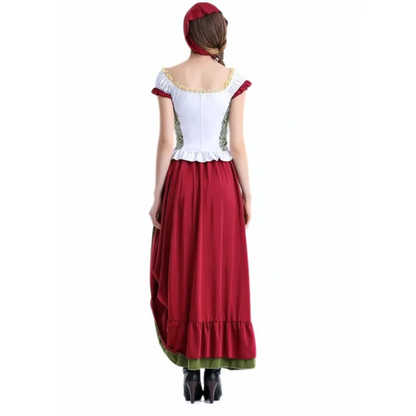 Dirndl en Rouge pour Femme