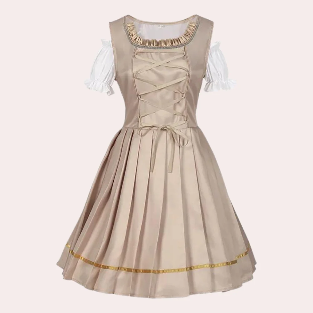 Dirndl Mi-Long pour Femme