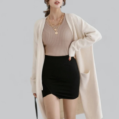 Cardigan Long pour Femme