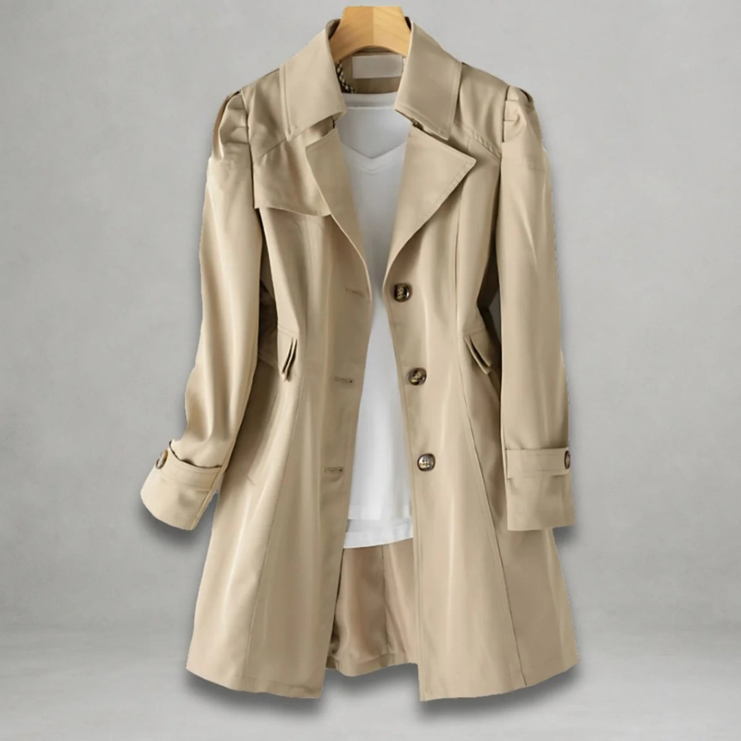 Trench-Coat Boutonné pour Femme