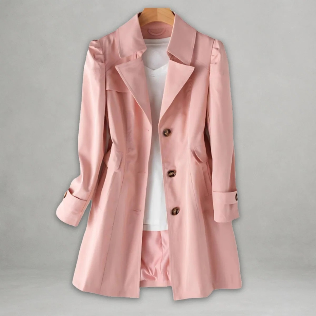 Trench-Coat Boutonné pour Femme