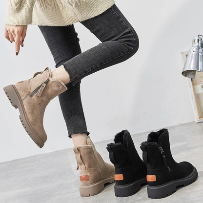 Bottines à Semelle Plateforme Doublé pour Femme