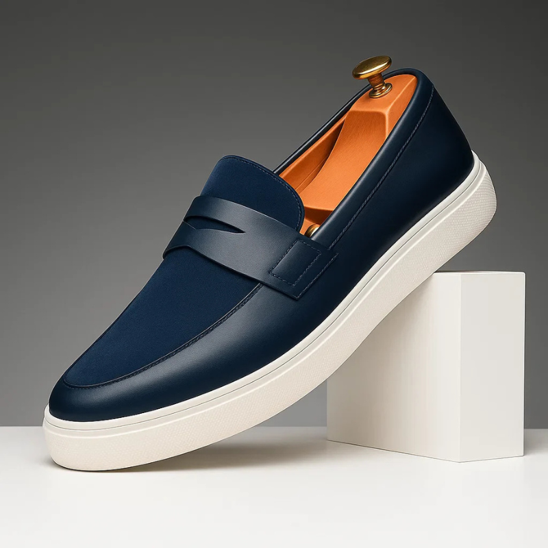 Mocassins Élégants à Semelle Contrastée pour Homme