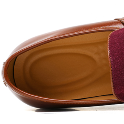 Mocassins Élégants à Semelle Contrastée pour Homme