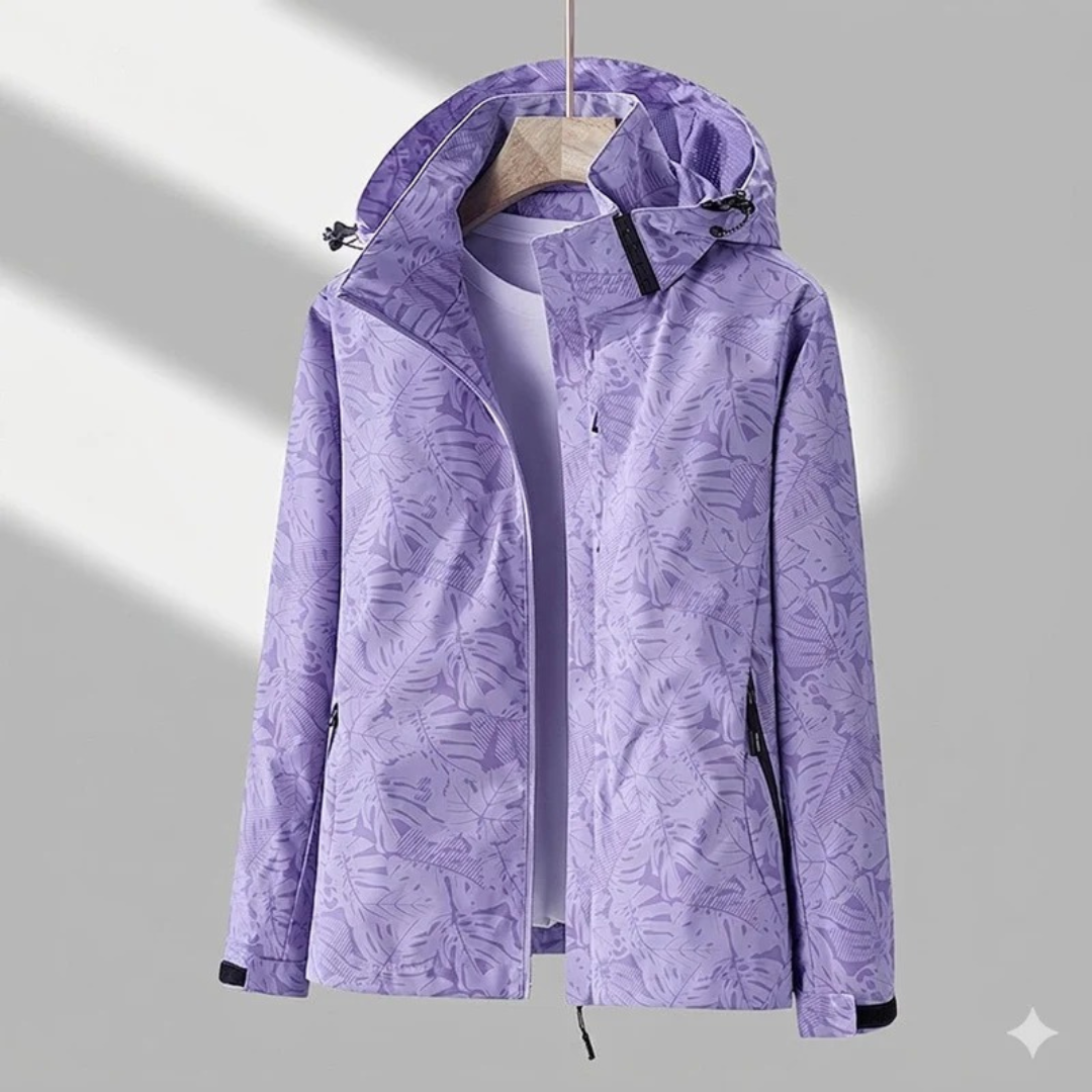 Imperméable à Capuche Long pour Femme