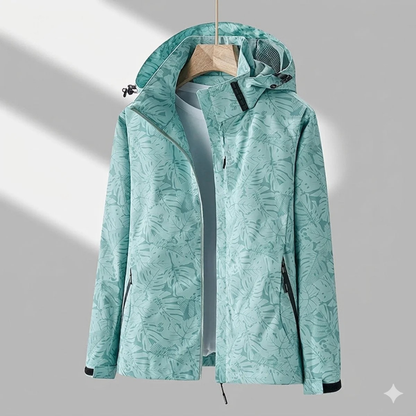 Imperméable à Capuche Long pour Femme