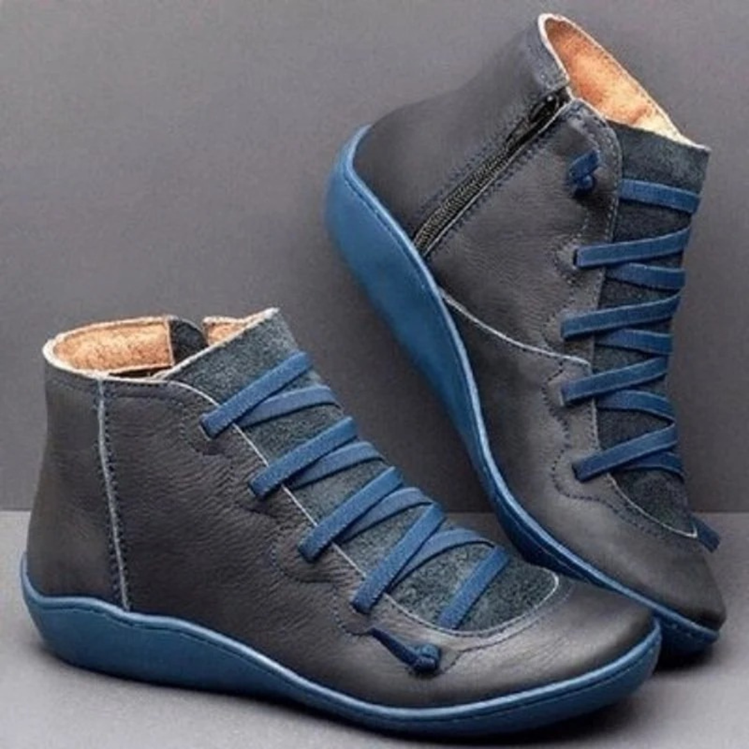 Bottines à Fermeture Éclair pour Femme