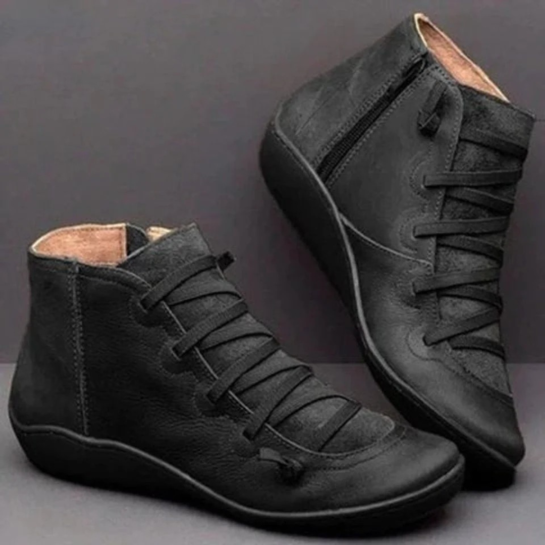 Bottines à Fermeture Éclair pour Femme
