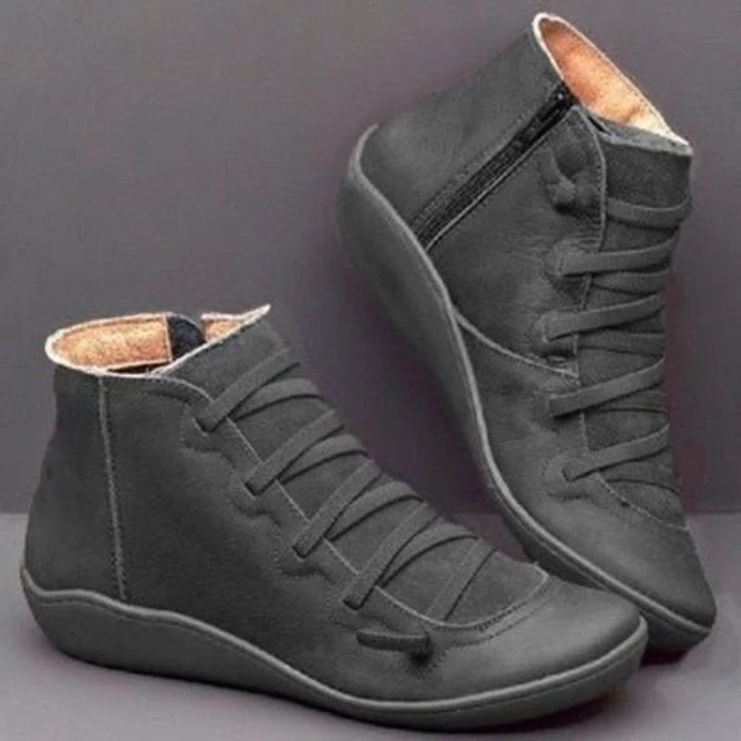 Bottines à Fermeture Éclair pour Femme