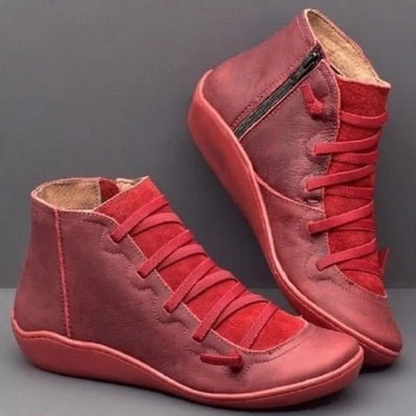Bottines à Fermeture Éclair pour Femme