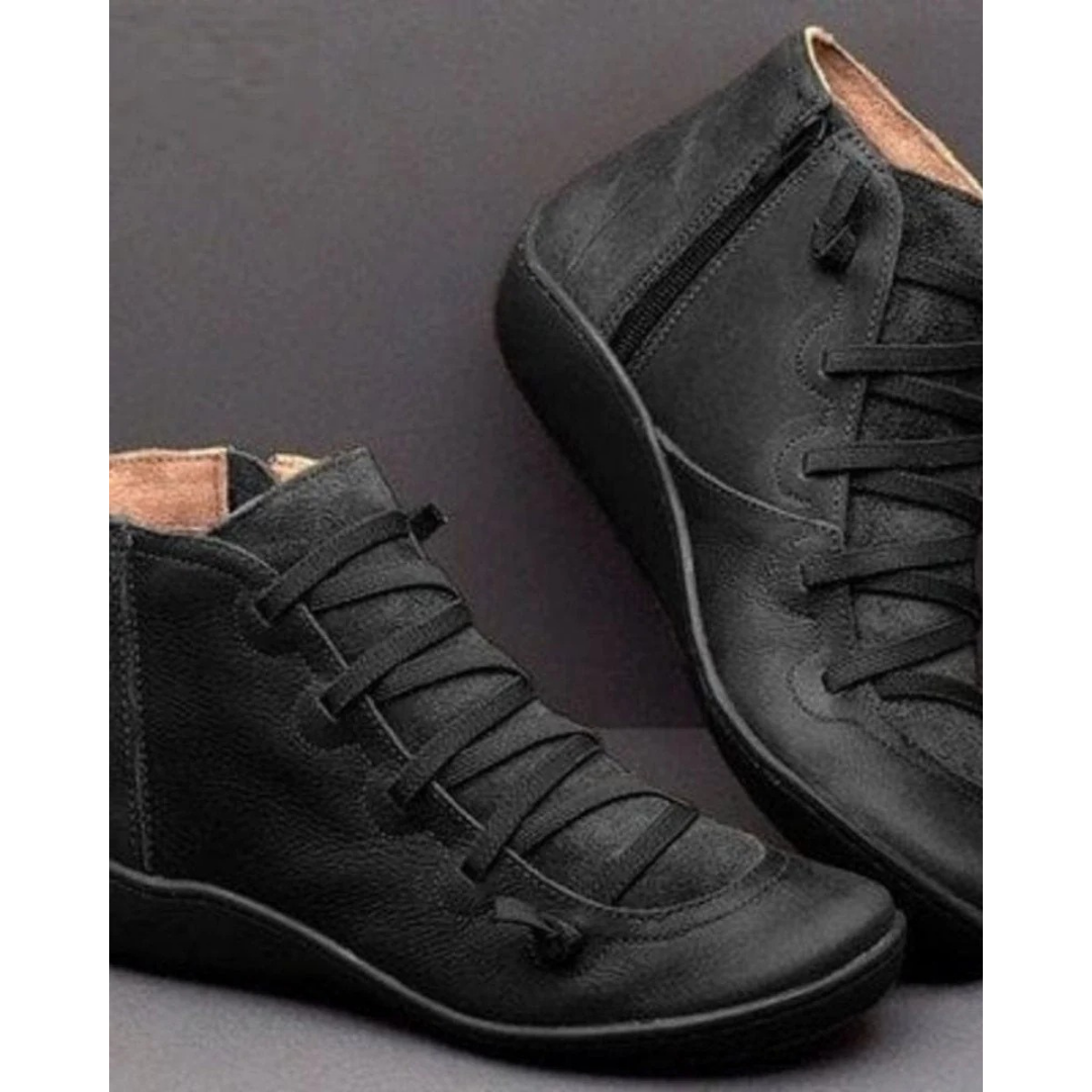 Bottines à Fermeture Éclair pour Femme