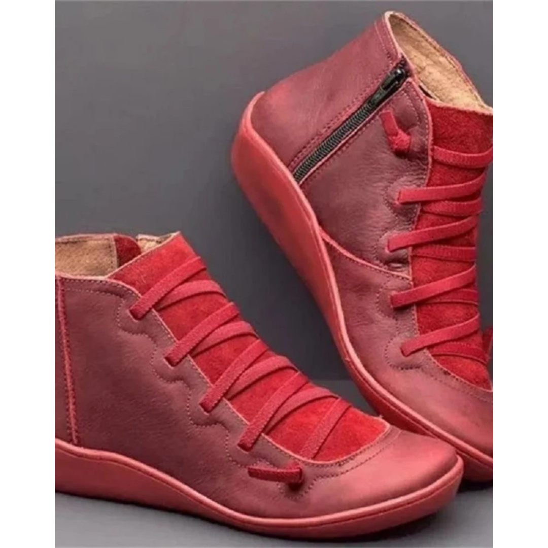 Bottines à Fermeture Éclair pour Femme