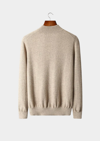 Pull Demi-Zip en Maille Fine pour Homme