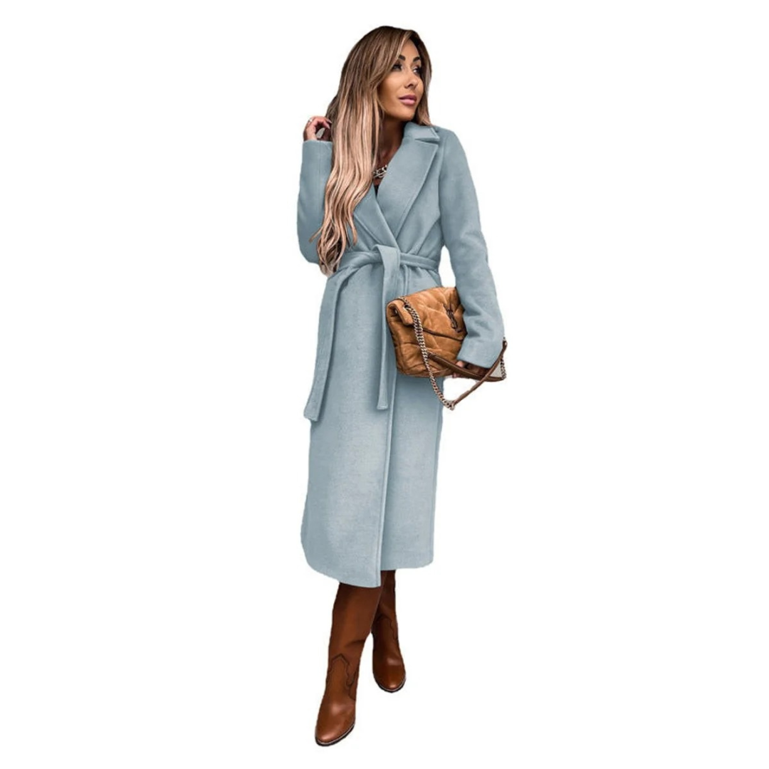 Veste d’Hiver à Ceinture Long pour Femme