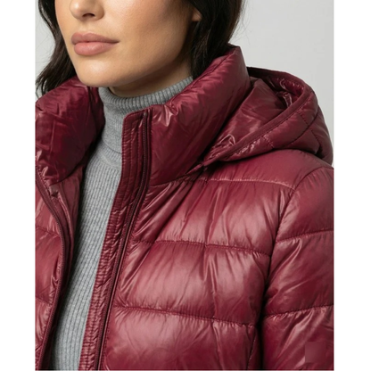 Veste d’Hiver à Capuche Matelassé pour Femme