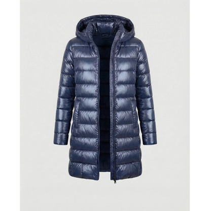 Veste d’Hiver à Capuche Matelassé pour Femme