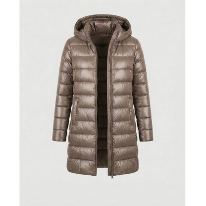 Veste d’Hiver à Capuche Matelassé pour Femme