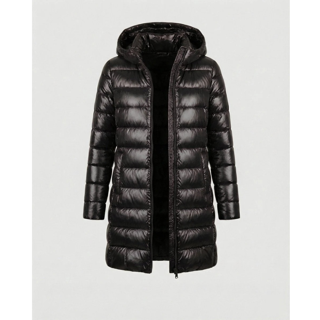 Veste d’Hiver à Capuche Matelassé pour Femme
