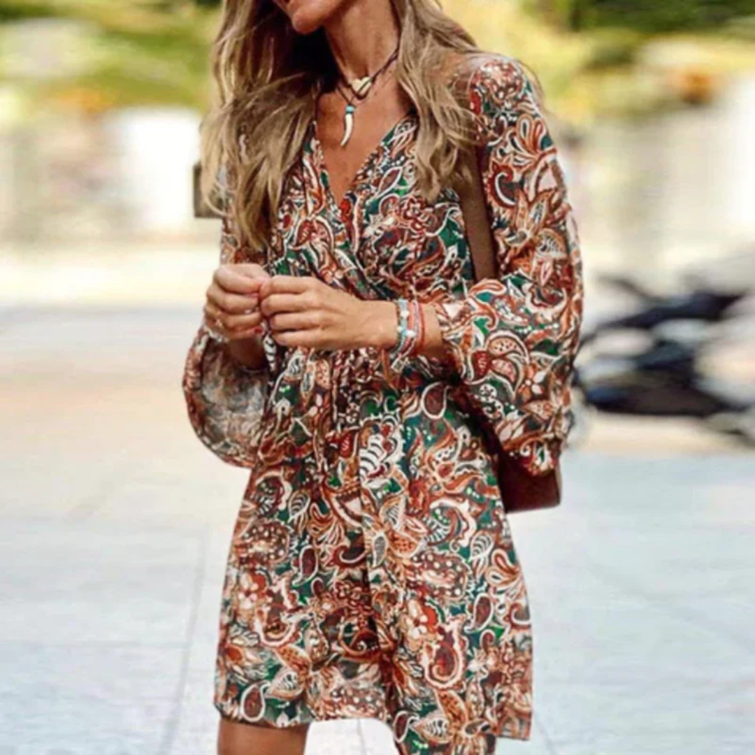 Robe d’Été à Motif Floral pour Femme