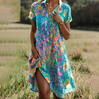 Robe d'Été Bohème et Fluide pour Femme