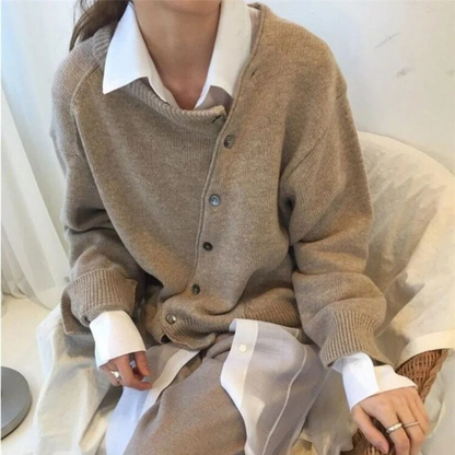 Cardigan Boutonné pour Femme