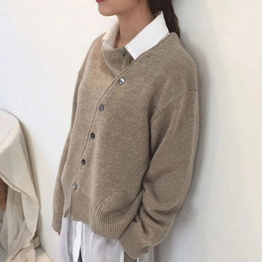 Cardigan Boutonné pour Femme