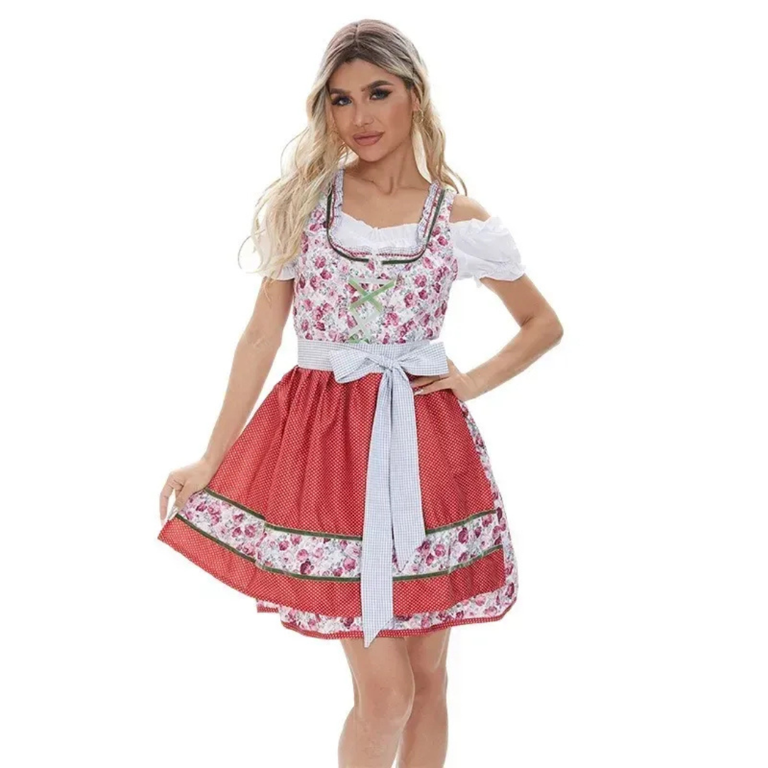 Robe Traditionnelle avec Tablier pour Femme