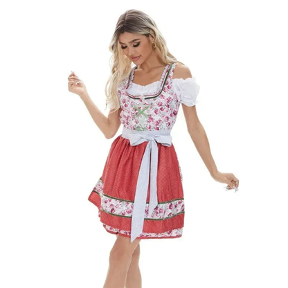 Robe Traditionnelle avec Tablier pour Femme