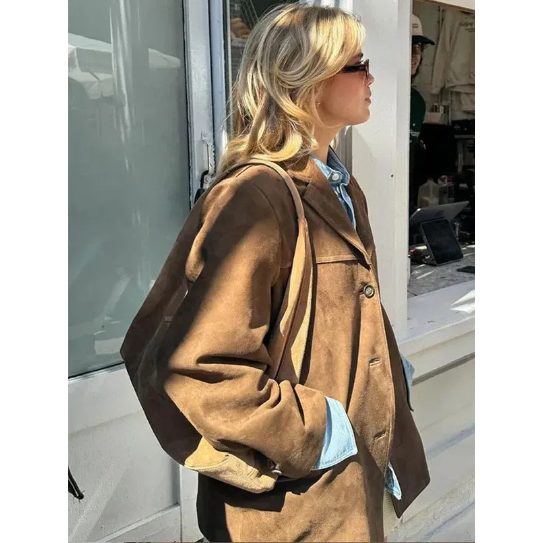 Veste d’Hiver en Marron pour Femme