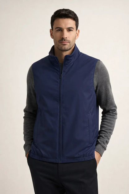 Bodywarmer Réversible à Col Montant pour Homme