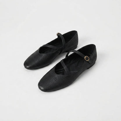 Ballerines Femmes Style Ballet avec Rubans Ajustables