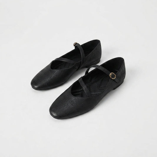 Ballerines Femmes Style Ballet avec Rubans Ajustables