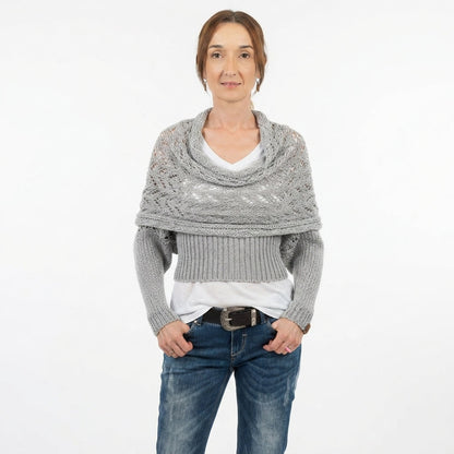 Shrug Femme en Tricot Aéré pour Couches