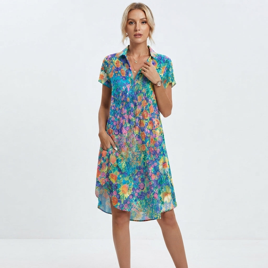 Robe d'été boho fluide pour femme